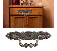 Haofy Paquet de 4 Poignées de Tiroir en Fer, Poignées D'armoire à Motif de Lion avec un Design Rétro, Résistantes à la Corrosion et Faciles à Nettoyer, pour Meubles de Garde-robe,