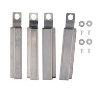 Haofy Paquet de 4 Tubes Croisés Réglables en Acier Inoxydable pour Les Grils à Gaz Charbroil Nexgrill Tubes de Brûleur Télescopiques Universels avec Joints à Vis pour Une Répartition Uniforme de la