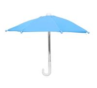 Haofy Parapluie de Téléphone Réglable, Pare-Soleil Robuste et Robuste pour la Conduite, Les Activités de Plein Air, en Métal PVC (Bleu Clair)
