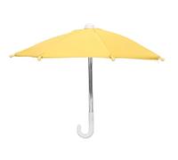 Haofy Parapluie de Téléphone Réglable, Pare-Soleil Robuste et Robuste pour la Conduite, Les Activités de Plein Air, en Métal PVC (Yellow)
