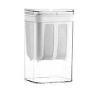 Haofy Passoire à Yaourt 1100 Ml en Acier Inoxydable, 80 Mailles, Séparateur de Lactosérum à Trous Fins pour Yaourt Grec, Récipient Transparent étanche pour Fromage Labneh, Lait de Noix