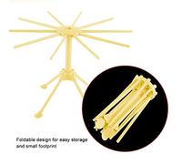 Haofy Pasta Sèche-séchage Outil de Cuisine Pliable Compact pour le Séchoir à Spaghetti Emplacement (YELLOW)