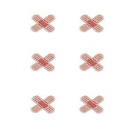 Haofy Patchs à Broder à Repasser avec Motif de Pansement pour la Réparation de Vêtements de Bricolage - Ensemble d'appliques en Coton Résistant à la Décoloration 6 Pièces pour Vestes, Sacs, Chapeaux