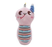 Haofy Peluche Drôle Chiot Jouet Crinkly Squeaky Chien Jouet pour Chewing Fetching Tirant Supports Active Play Safe Chew Jouet pour la Formation Récompenser Keeping Dogs Company (Pink)
