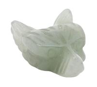 Haofy Pendentif Figurine Wolf Head pour Hommes et Femmes, Léger et Unique pour Noël, Anniversaires et Anniversaires, Présentant un Style Distinct avec une portabilité Polyvalente (Aventurine verte)