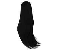 Haofy Perruque de Poupée DIY, Remplacement de Cheveux de Poupée Articulée en Soie Douce à Haute Température 1/3 pour Enfants et Adultes (Black)