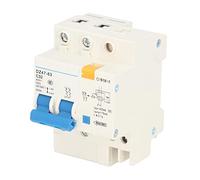 Haofy Petit Disjoncteur Efficace contre les Défauts de Terre avec Protection 30 MA 400 V 2P+N 32 A DZ47-63 C32 pour la Décoration de la Maison et les Projets D'ingénierie Matériau