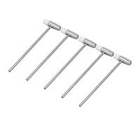 Haofy Petit Marteau Compact à Double Tête pour la Réparation de Montres et de Bijoux, Maillet Double Face 5 Pièces pour Matériaux Délicats, Travail du Bois et Instruments de Musique, Outil Durable