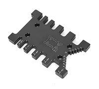 Haofy Pied à Coulisse à Tenon pour le Travail du Bois, Outil de Mesure Double Métrique/pouce pour Joints Bout à Bout à Mortaise, Jauge en Alliage D'aluminium pour les Amateurs de Menuiserie