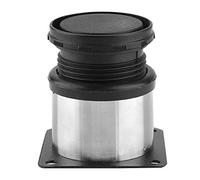 Haofy Pieds D'armoire Réglables en Acier Inoxydable, Pieds de Meubles Durables pour Table, Canapé-lit, 4 Pièces pour Cuisine Domestique et Salle à Manger (50 * 50MM)