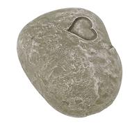 Haofy Pierre Tombale de Jardin Commémorative pour Animaux de Compagnie 8,5 X 6 Pouces en Résine Résistante aux Intempéries avec Lettrage Bricolage pour Chiens et Chats - Pierre Commémorative (Love