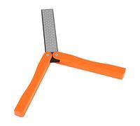 Haofy Pierres à Aiguiser en Diamant, Aiguiseur de Couteaux Pliable Portable Double Face, Grain 400/600 pour le Camping en Plein Air et la Cuisine (YELLOW)