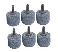 Haofy Pierres à Bulles en Grès Noir, 30 Pièces, Pierres D'aération Durables pour Petits Aquariums, Diamètre de 2.2cm