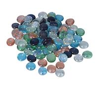 Haofy Pierres en Verre Transparent de 500g, pour L'aménagement Paysager D'aquarium, Sable de Fond D'aquarium, Décoration Faite à la Main