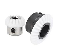 Haofy Pignon D'engrenage Conique pour Machine à Coudre, Arbre Vertical Durable pour Pièces de Machine à Coudre Domestique 974, 2 Engrenages en Fer et en Plastique pour la Plupart des Machines à