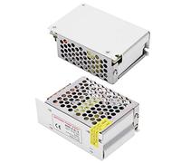 Haofy Pilote d'alimentation DC12V, Longue Durée de Vie, Haute Isolation, Pilote de Barre Lumineuse D'écran LED pour CCTV en Alliage D'aluminium (S-60-12 (Petit) (12V/5A/60W) AC100-240V)