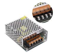 Haofy Pilote d'alimentation DC12V, Longue Durée de Vie, Haute Isolation, Pilote de Barre Lumineuse D'écran LED pour CCTV en Alliage D'aluminium (S-60-12 (Grand) (12V/5A/60W) AC100-240V)