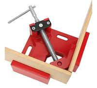 Haofy Pince D'angle Droit à 90 Degrés, en Alliage D'aluminium Durable, Fixation à Poignée en T pour le Travail du Bois, Rapide pour le Charpentier (rouge)