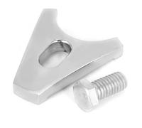 Haofy Pince de Maintien de Distributeur en Acier chromé avec Vis Attachées pour Moteurs Chevy Small Block V8