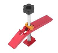 Haofy Pince de Maintien pour Rail en T pour le Travail du Bois, Outil de Serrage en Alliage D'aluminium Durable pour établi Polyvalent