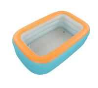 Haofy Piscine Gonflable à 3 Couches, Conception Pliable pour Un Rangement Facile avec Fonction de Gonflage et de Dégonflage Rapide, Piscine pour Cour Extérieure, Petite Cour, Usage Familial (1,5 m/5