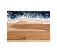 Haofy Planche à Découper en Bois Motif ondulé, Planche de Cuisine