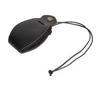 Haofy Plateau de Sac à Dés en Cuir PU Fait à la Main avec Cordon de Serrage, pour Trésors de Jeu, Noir, Portable et Durable pour Les Joueurs