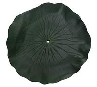 Haofy Plateau Flottant en Forme de Feuille de, Belle Fontaine Solaire Décorative, Pompe à Eau, étang de Jardin, Kit de Bain d'oiseaux pour Décoration de Jardin, Plastique 11,4 Pouces