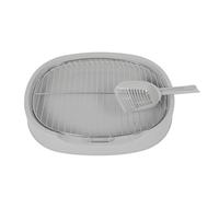 Haofy Plateau pour Aller aux Toilettes de Formation à la Salle de Bain Pratiques pour Les Chiots en Acier Inoxydable pour Les Propriétaires de Chiens de Petite et Moyenne Taille pour Développer des