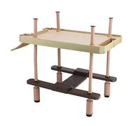 Haofy Plateforme de Bronzage Sûre pour île Flottante de Reptiles D'aquarium, Plate-Forme d'escalade pour Salamandre de Tortue, Environnement de Vie Naturel de Grande Surface