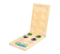 Haofy Pliage de Jeu de Pierre Africain Puzzle en Bois échoué Jeu de Cerveau Jouet Teaser - Idéal pour Le Temps de Liaison Familiale (Grand)
