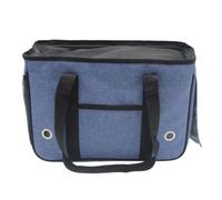 Haofy Pochette de Voyage Portable à Côtés Souples pour Petit Chien (L 50 X 19 X 30 cm, pour Moins de 7,5 kg)