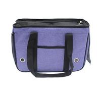 Haofy Pochette de Voyage Portable à Côtés Souples pour Petit Chien (L 50 X 19 X 30 cm, pour Moins de 7,5 kg)