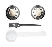 Haofy Podes de café Rechargeables 2PCS Capsules Réutilisables pour les Machines D'origine, Ajustement Universel pour Citiz Tixie Inissia pour les Voyages du Bureau à Domicile
