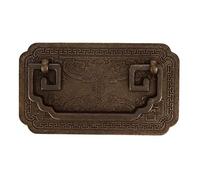 Haofy Poignée de Tiroir Antique en Forme de Chauve-souris Tétragonale 6,3 Cm en Laiton avec 2 Vis pour Armoire, Armoire, Commode, Convient pour la Rénovation Vintage, la Mise à Niveau des Petits