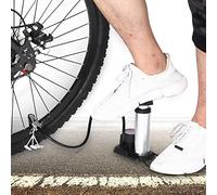 Haofy Pompe à Air de Vélo Robuste, Pompe à Air Manuelle pour Gonfleur de Pédale Portable, Convient pour Vélo électrique, Basket-ball, Football, en Métal, Blanc, Taille : 6,9 X 1,4 X 3,7 Pouces (WHITE)