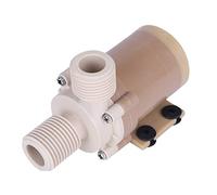 Haofy Pompe de Circulation d'Eau 12 V CC, Pompe à Eau Chaude Solaire Submersible à Faible Bruit, Tête Min 6,5 L, Sortie d'entrée Rotative, 212 F pour Systèmes Thermiques Domestiques