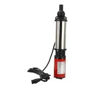 Haofy Pompe de Fontaine Solaire, Corps en Acier Inoxydable de qualité Supérieure, Pompe Submersible pour Champs et Pâturages, 12V, 300W