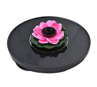 Haofy Pompe de Fontaine Solaire pour Bain D'oiseaux, étang de Jardin avec 4 Styles de Pulvérisation, Pompe à Eau Solaire Flottante pour Décoration Extérieure, Aquarium, Circulation (2)