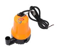 Haofy Pompe Immergée Pompe à Eau CC à Haut Débit pour le Lavage de Voiture Domestique, Prise D'eau de Rivière, Connexion D'arbre de de 25 Mm, Adaptée à L'irrigation des Terres Agricoles (DC24V)