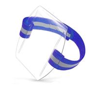 Haofy Porte-badge de Bras Réfléchissant Manchon en PVC Transparent 3,9 X 3,9 Pouces Sangle de Fermeture Tactile Réglable pour les Travailleurs de Cyclisme de Course de Nuit Léger 0,8 Oz Ajustement