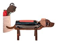 Haofy Porte-Bouteille de Vin en Forme de Cochon et de Chien en Résine fabriqué à la Main, Présentoir élégant en Forme d'animal pour Comptoir de Bar à la Maison, 15,4 X 6,3 X 3,2 Pouces, Vitrine