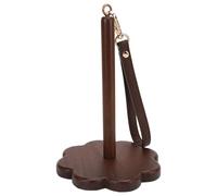 Haofy Porte-Fil de Poignet, Organisateur de Fil de Noyer Portable, Conçu pour le Confort avec Sangle Réglable et Bois Léger pour Crocheteurs