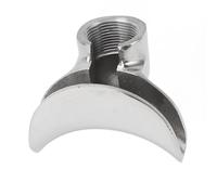 Haofy Porte-filtre à Expresso, Double Bec en Acier Inoxydable pour Cafetières Semi-automatiques, Améliore la Saveur avec une efficacité de Deux Tasses pour Barista à Domicile (Vis à 2 voies 1,0MM)