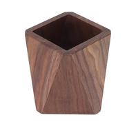 Haofy Porte-Ustensiles de Cuisine en Bois, Récipient à Ustensiles de Cuisine en Bois de Noyer Simple de Grande capacité pour Bureau de Cuisine - Matériau Durable, Facile à Nettoyer