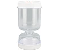 Haofy Pot à cornichons 5 oz avec couvercle, 2 fourchettes intégrées | Fourchettes escamotables pour apéritif sans contact, égouttoir anti-éclaboussures, joint hermétique anti-fuite, transport