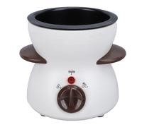 Haofy Pot à Fondue électrique Multifonction, Mini Ensemble Fondue pour Fromage et Chocolat, Facile à Nettoyer, Idéal pour Maison fêtes apéritif