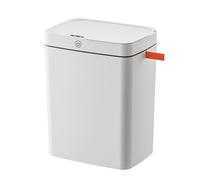 Haofy Poubelle Automatique 15L avec Capteur de Mouvement, Rechargeable USB, Étanche, Compacte pour Cuisine, Salle de Bain, Bureau