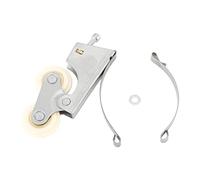 Haofy Poulie de Garde-robe 2 Pièces en Acier Inoxydable pour Porte Coulissante avec Noyau en Cuivre pour un Fonctionnement Fluide, Fermeture Silencieuse, Armoire de Placard, Salle de Bain, Rangement