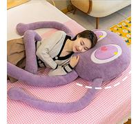 Haofy Poupée Poulpe en Peluche, Jouet Animal en Peluche Doux et Confortable avec Quatre Pattes pour la Décoration de la Chambre des Enfants (90cm/35.4in, 480g/16.7oz)